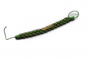 MhaniGingi Green and Dark Brown Bracelet
